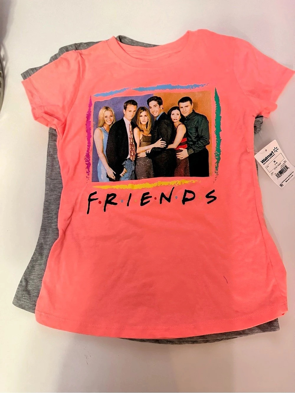 Friends Girls Graphic T-Shirts, 2-Pack M